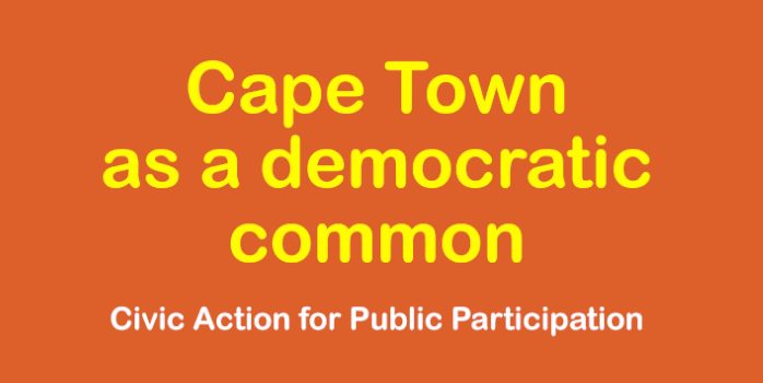 A new Civic Participation Bylaw in Cape Town